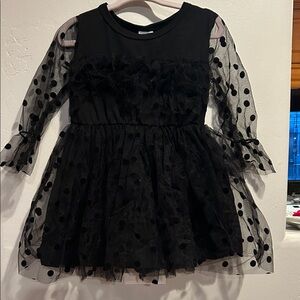Black Polka Dot Tulle Dress